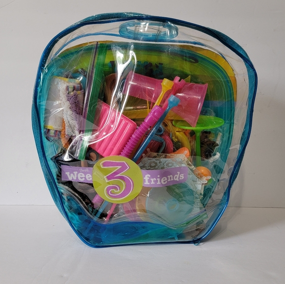 Vintage BARBIE WEE 3 FRIENDS POOL And Patio PARTY PLAYSET MATTEL 2004 - Picture 12 of 15